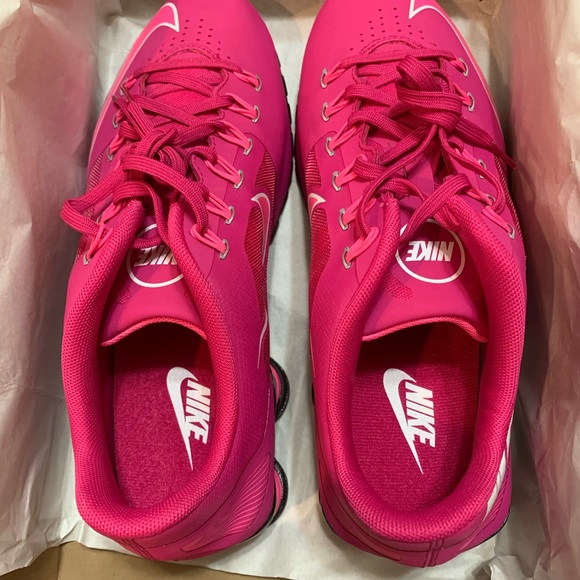 New in box NIB size 10 Nike Women’s SHOX Superfly R4 pink running sneakers shoes - Picture 2 of 4